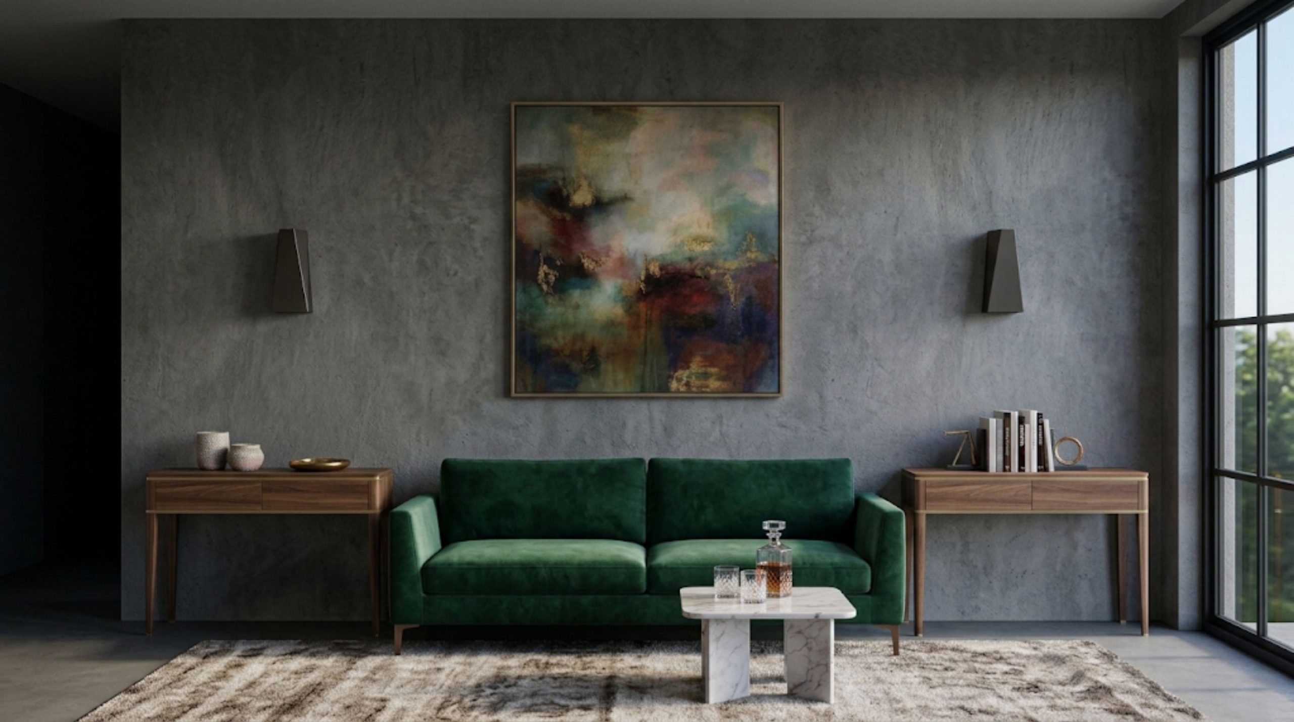 Geometric Wall Light
