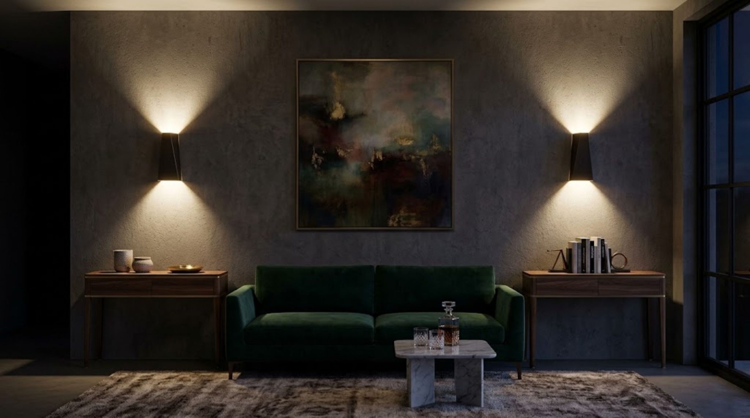 Geometric Wall Light