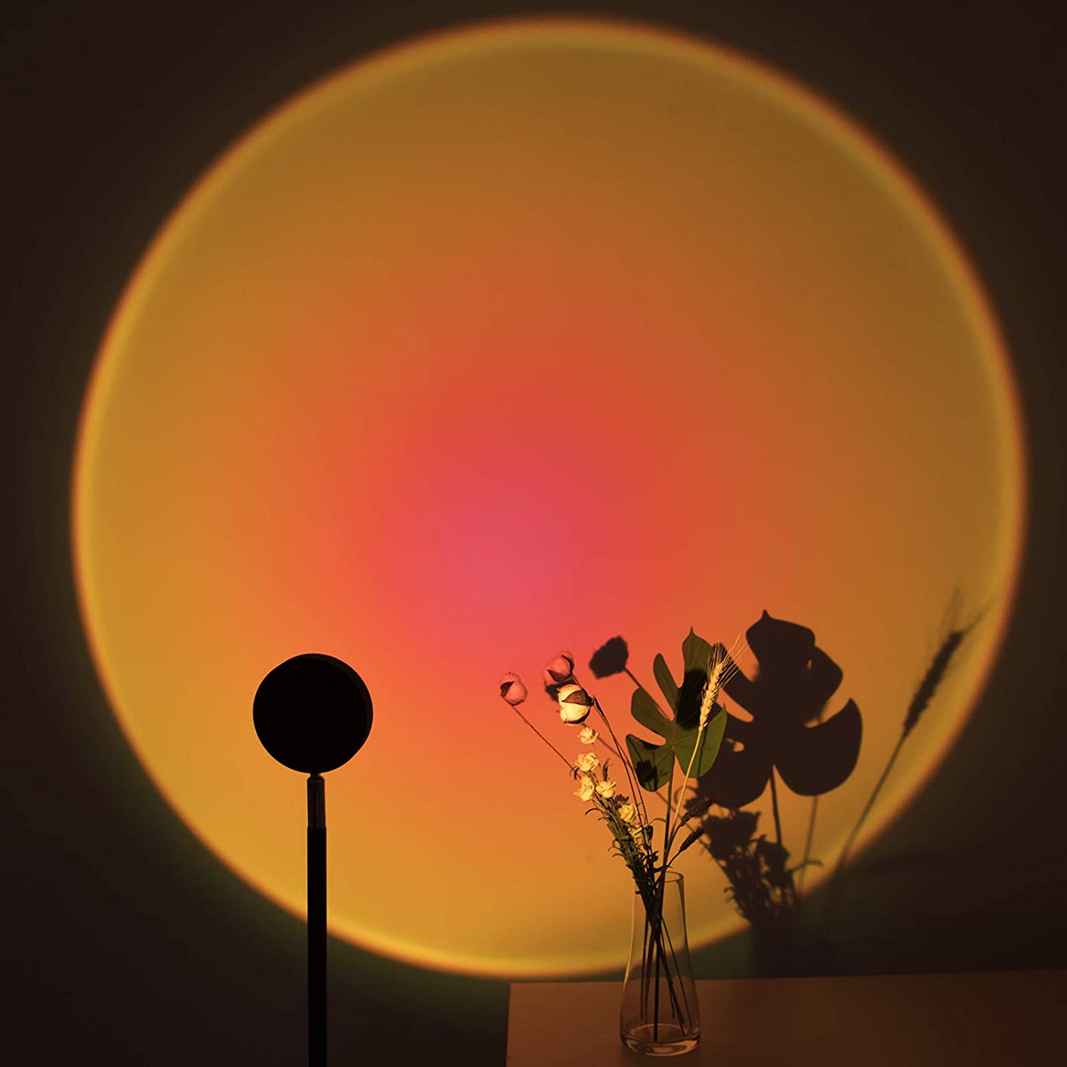 Sunset floor lamp that make light like a sunset